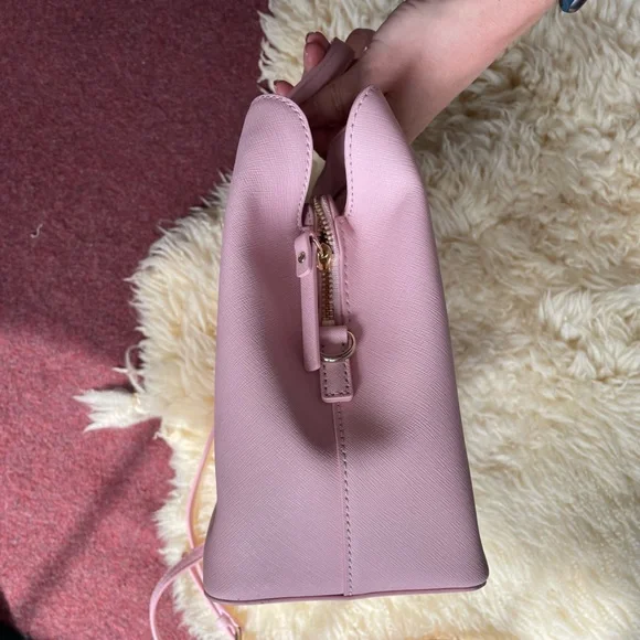 Like New Kate Spade Laurel Way Evangelie Rose Jade Saffiano leather satchel - Picture 14 of 14